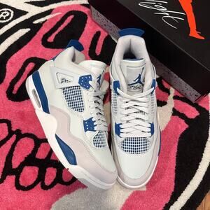 Jordan 4 Retro Military Blue (2024) - Size 11.5 - Brand New